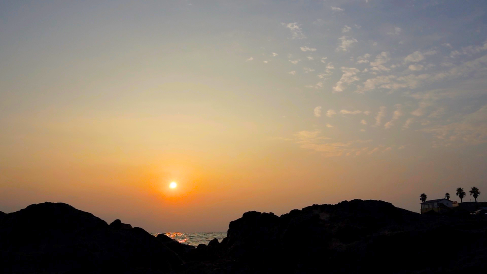 韓国チェジュ島（済州島）エウォル（涯月）にあるハンダム海岸散策路で撮った旅行写真