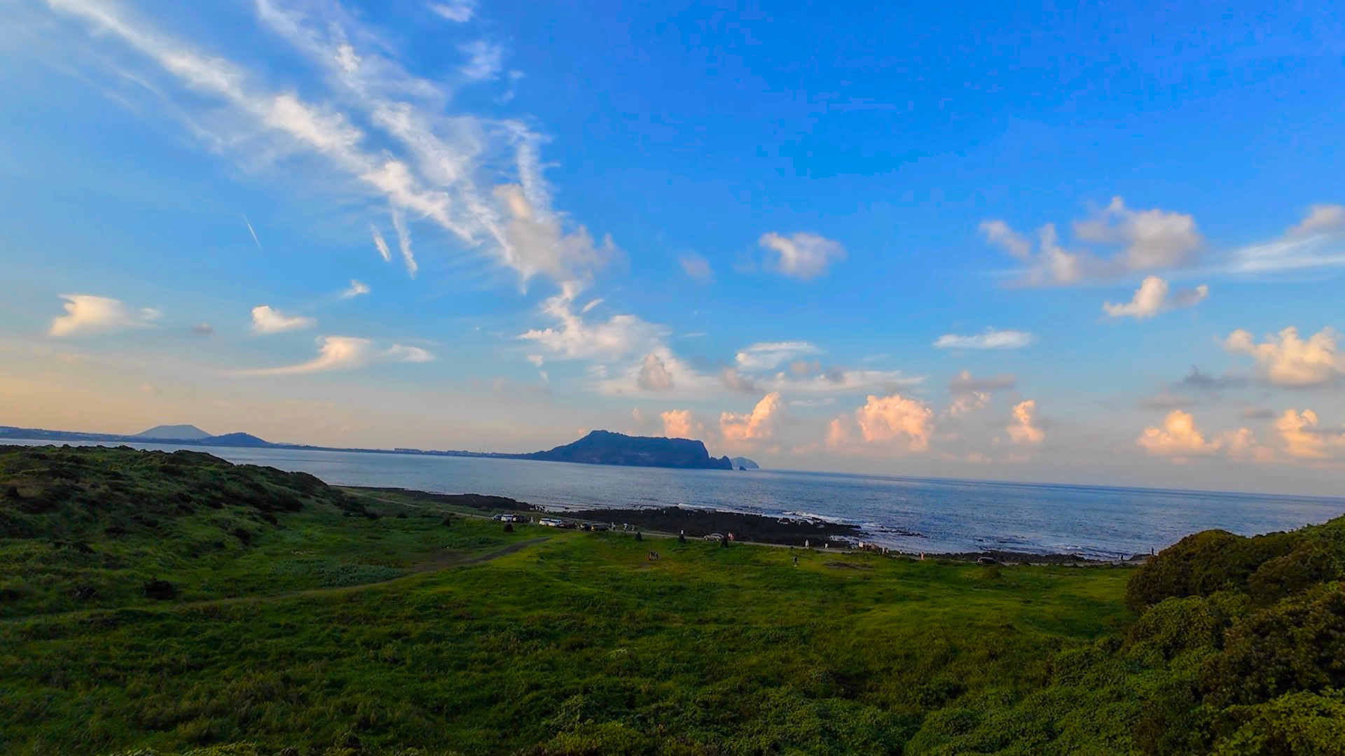 韓国済州島（チェジュ島）のソプチコジで撮った旅行写真